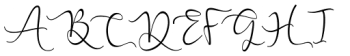 Love Miracle Regular Font UPPERCASE