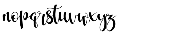 Love Moment Font LOWERCASE