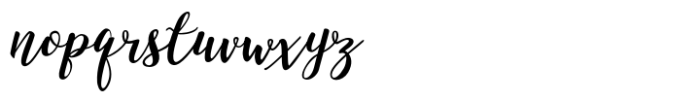 Love Shine Font LOWERCASE