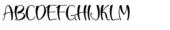 Love Sunday Regular Font UPPERCASE