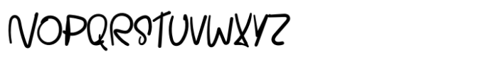 Love You Baby Regular Font UPPERCASE
