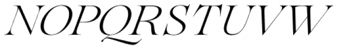 Lovelace Light Italic Font UPPERCASE