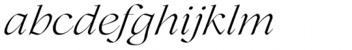 Lovelace Light Italic Font LOWERCASE