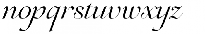 Lovelace Script Italic Font LOWERCASE