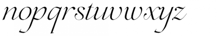 Lovelace Script Light Font LOWERCASE