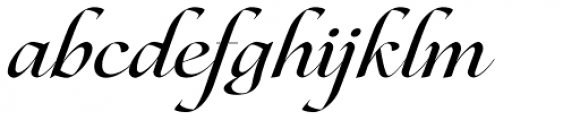 Lovelace Script Medium Font LOWERCASE
