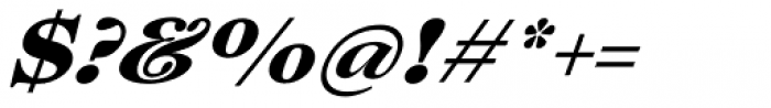 Lovelace Text Extrabold Italic Font OTHER CHARS