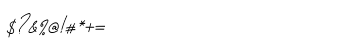 Lovelove Italic Font OTHER CHARS