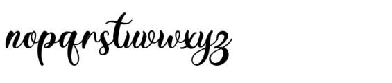 Lovely Amelina Monogram Regular Font LOWERCASE
