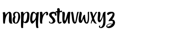 Lovely Kids Regular Font LOWERCASE