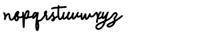 Lovely Magic Font LOWERCASE