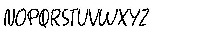 Lovely Picnic Bold Slant Font UPPERCASE