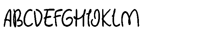 Lovely Picnic Bold Font UPPERCASE
