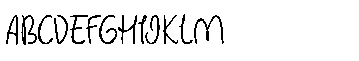 Lovely Picnic Regular Font UPPERCASE
