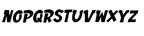 Lovely Rushco Italic Font LOWERCASE