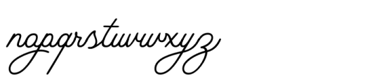 Lovely Stories Font LOWERCASE