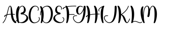 Lovely Summer Regular Font UPPERCASE