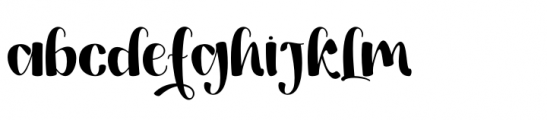 Loventha Regular Font LOWERCASE