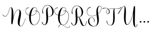 Lovey Dovey Script Font UPPERCASE
