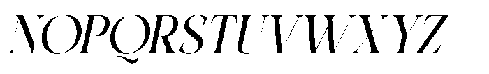 Lovine Oblique Font UPPERCASE