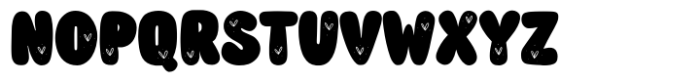Lovny Powder Font LOWERCASE