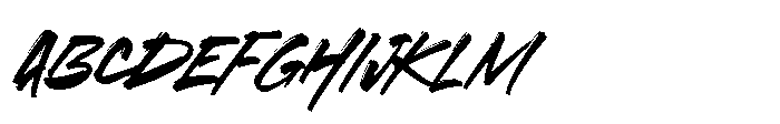 Lowerflow Font UPPERCASE