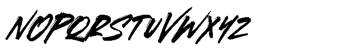 Lowerflow Font UPPERCASE