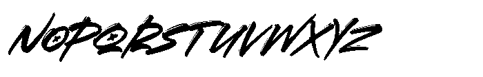 Lowerflow Font LOWERCASE