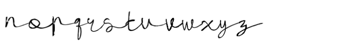 Loyalneha Font LOWERCASE