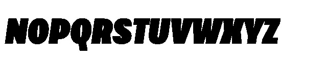 Loyaute Black Condensed Italic Font UPPERCASE