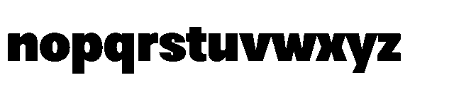 Loyaute Black Font LOWERCASE