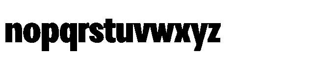 Loyaute Bold Condensed Font LOWERCASE