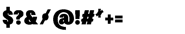Loyaute Extra Bold Condensed Font OTHER CHARS