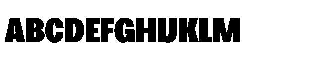 Loyaute Extra Bold Condensed Font UPPERCASE