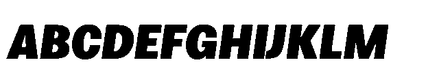 Loyaute Extra Bold Italic Font UPPERCASE