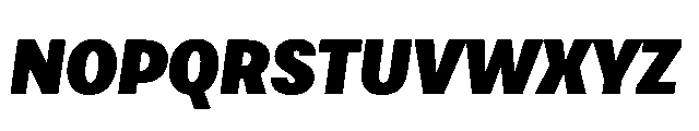 Loyaute Extra Bold Italic Font UPPERCASE