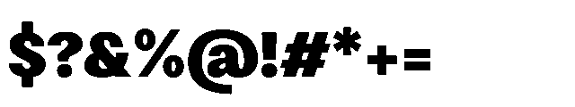 Loyaute Extra Bold Font OTHER CHARS