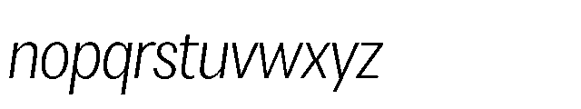 Loyaute Light Italic Font LOWERCASE