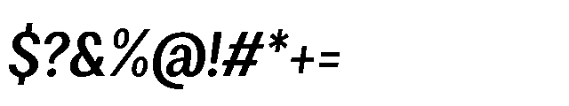 Loyaute Medium Italic Font OTHER CHARS