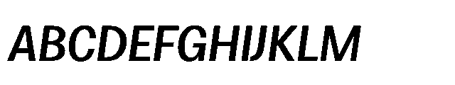 Loyaute Medium Italic Font UPPERCASE