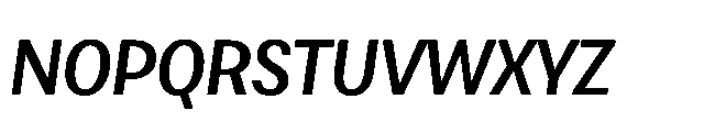 Loyaute Medium Italic Font UPPERCASE