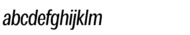 Loyaute Regular Condensed Italic FONT