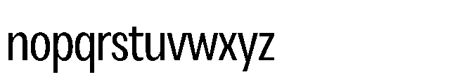 Loyaute Regular Condensed Font LOWERCASE