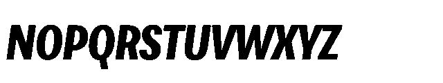 Loyaute Semi Bold Condensed Italic Font UPPERCASE