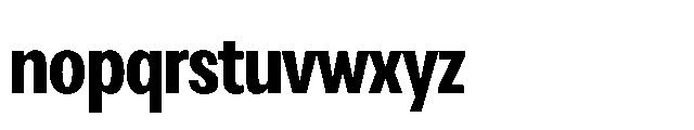 Loyaute Semi Bold Condensed Font LOWERCASE