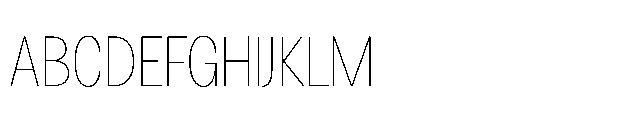 Loyaute Thin Condensed Font UPPERCASE