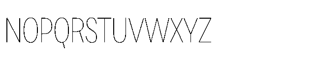 Loyaute Thin Condensed Font UPPERCASE