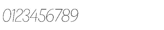 Loyaute Thin Italic Font OTHER CHARS