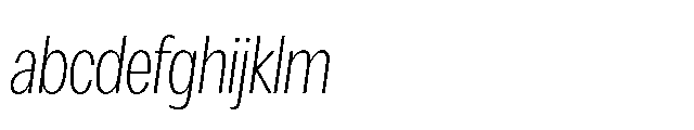 Loyaute Ultra Light Condensed Italic FONT