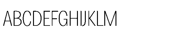 Loyaute Ultra Light Condensed Font UPPERCASE